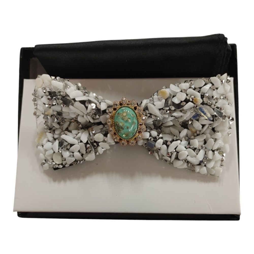 MEN'S E J SAMUEL BLING BLING CRYSTAL BOWTIE SET. SBT38